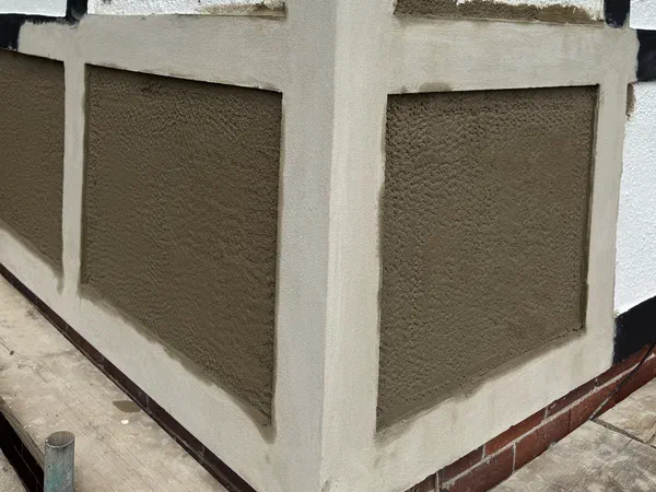 Textured Monocouche Render Panels & Corner Finish