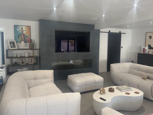 Durable Sealed Microcement Feature Wall
