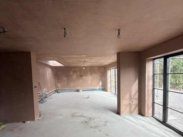 Fully Boarded Room Prepared for Skim
