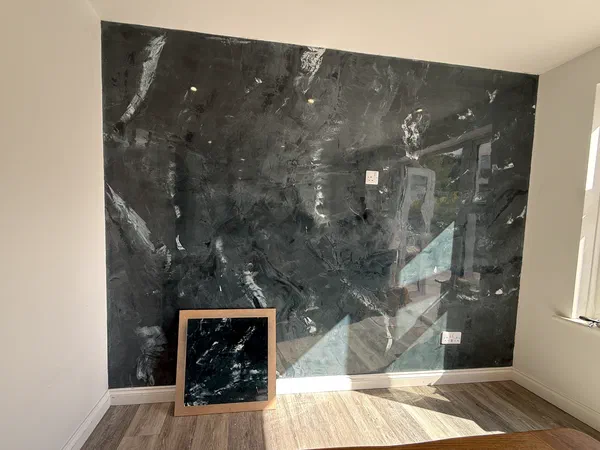 Smooth Waxed Decorative Wall Surface